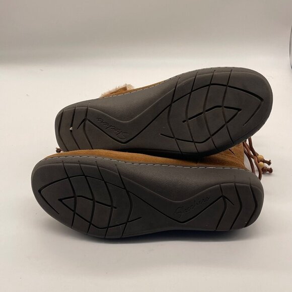 Skechers 49334 Women’s Slip-On Shoes – Size 8.5 – Chestnut Suede - Picture 7 of 12